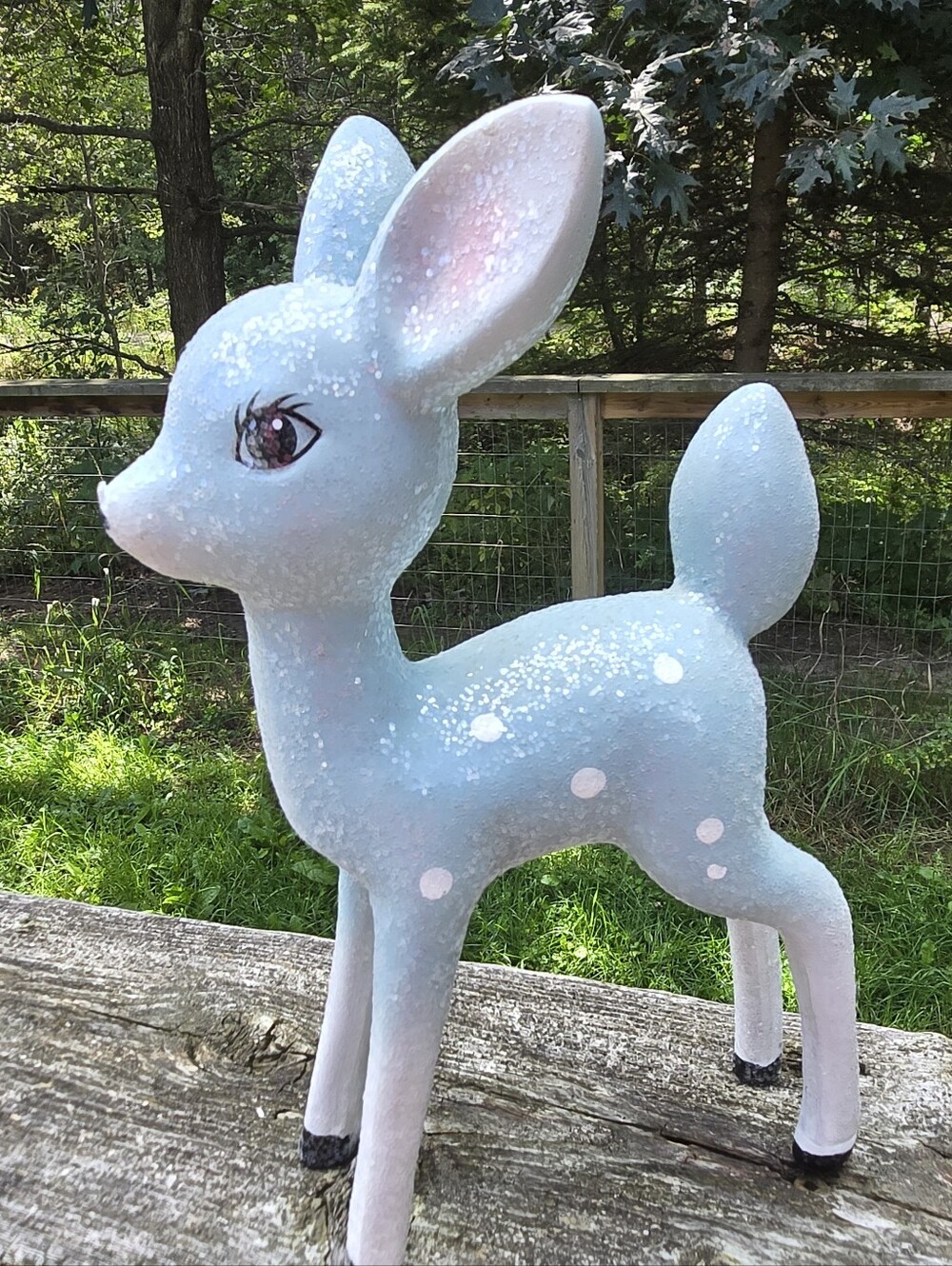 Vintage Inspired Decoratice Deer 9" Tall